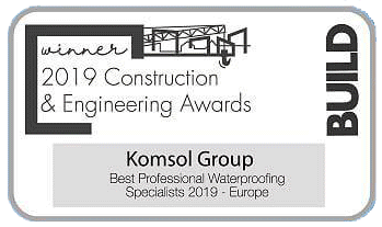 awards construction engineering komsol group awards MA Today Global Winner professional Waterproofing